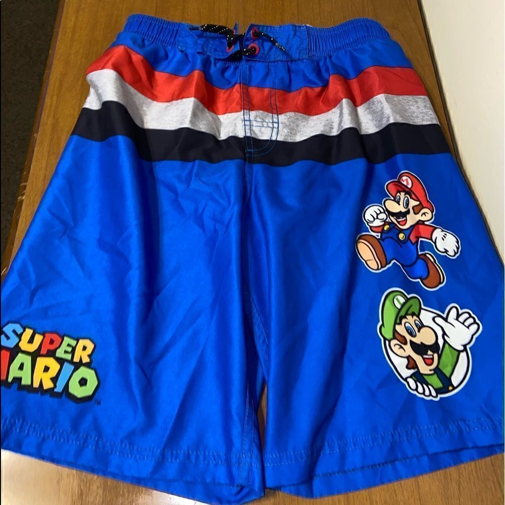 Super Mario brothers swim trunks